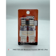 Z Spec 7443 T20 Brake Light Flashing LED Bulb 1Pair