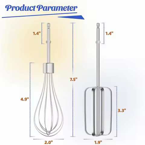 Hand Mixer Beaters Attachments, for Replacement Hamilton Beach Mixer Parts,Hand Mixers 62682RZ 62692