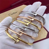 TYshop 316L Stainless Steel Bangle Nail Gold Bangle For Women Jewelry Accessories Hypoallergenic Couple Bangle