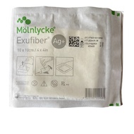 Molnlycke Exufiber Ag+ Dressing 10x10cm (1 Piece)