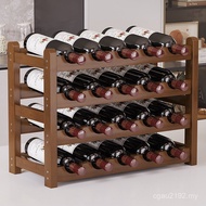 Household Wine Bottle Red Wine Red Countertop Shelf Grape Storage Organizer Rack Desktop Wine Bottle