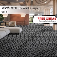 Custom Metered Kapet W2W 0.5m x 4m, Hotel Carpet, Carpet