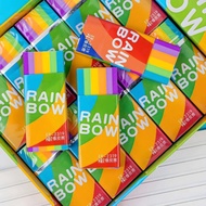 Creative rainbow eraser eraser good effect painting exam Yellow Art eraser 4B Student Pencil Student