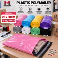 POLYMAILER PLASTIC PACKING BAGS 20 X 30 CM Packing Contents 100 PCS COLORFUL GLOSSY THICK Premium Pl