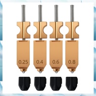 [G V W E] 4pc for  AD5X Quick-Detachable Hotend Nozzle Quick Release Nozzle 0.25/0.4/0.6/0.8MM W/4 S