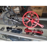 Crank XLR8 Full Alloy 53T Chainring HT2 Include BB - crankset bicycle seli minion fixie