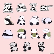 Cute Animal Panda Enamel Pin Kung Fu Panda Bamboo Enamel Brooch Souvenir Backpack Badge Costume Gift