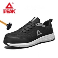 PEAK Safety Shoes For Men Women Steel Toe Work Shoes Anti-Smashing Construction Sneaker Lightweigh