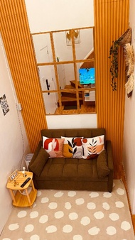 Pangsapuri  m² dengan 2 bilik tidur dan 2 bilik mandi peribadi di Mandaluyong (Pet Frndly Cozy Loft 