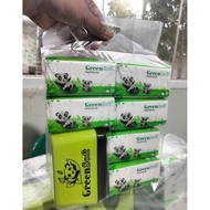 Green Soft Tissue Paper Package, 6 Packs, Free Tissue Holder Hanging Tissue