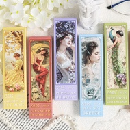 30 Pcs/box Flora and Girls Paper Bookmarks Gifts for Birthday Christmas Valentine's Day Writers Teac