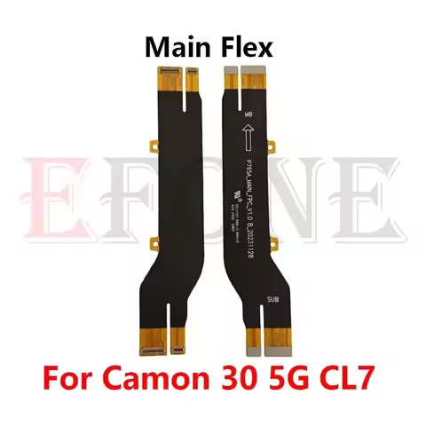 For Tecno Camon 30 5G CL7 Main Board Connector USB Board LCD Display Flex Cable Repair Parts