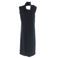 全新未使用 BURBERRY 8043955 Tisci 時期繫帶V領無袖連身裙，黑色，38碼，正品，女款