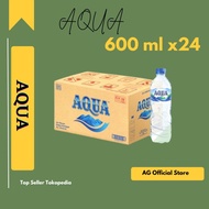 Aqua Air Mineral 600ml 1 Dus isi 24 Botol 