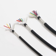 She Sheng UL2517-26AWG Multi-Core Shielded Signal Wire 2-12 Core, Tinned Copper