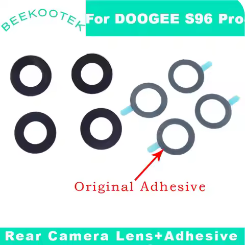 DOOGEE S96 GT Back Camera Lens New Original S96 Pro Rear Camera Lens Glass Cover With Adhesive For D