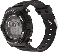 Digital Watch, Outdoor Men Electronic Watch WR50M Waterproof Fashionable Multi Functional Clear Larg