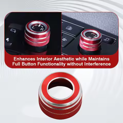 Air Condition Switch Rearview Mirror Adjust Knob Cover Trim for Toyota Corolla Sedan Hybrid 2020-202