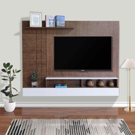 Kirana Wall Unit Kayu Rak TV Gantung Buffet TV Backdrop TV Modern Minimalis - TALLINN