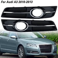 For Audi A3 2010 2011 2012 2013 Fog Light Cover Car Front Bumper Fog Lamp Frame Grille Auto Accessor