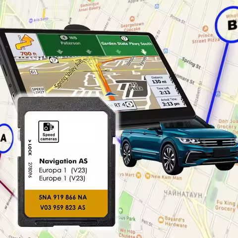 Newest V23 2026 for Volkswagen MIB2 Discover Media Maps Sat Navi SD Card Update Europe UK