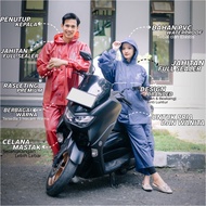 Jas Hujan Jumbo Pria Wanita Original Latansa Full Sealing Pres Anti Rembes