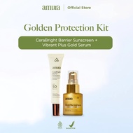 AMURA 2 PCS BRIGHTENING - Amura Sunscreen CeraBright Barrier SPF 50 PA+++ dan Amura Vibrant Plus Gol