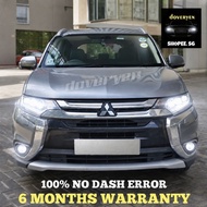 Mitsubishi Outlander - 6500k White LED Headlight / Fog Light Bulb Error Free 9005 9006 H7 H8 H9 H11 