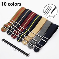 20mm 22mm High Quality Nato Watchband for Tudor Canvas Braided Nylon Watch Strap Sport Women Men Replacement Wristband Bracelet