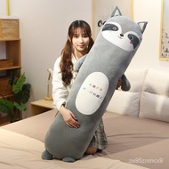 ⭐Affordable⭐70~140cm Washable Animal Long Plush Pillow Stuffed Penguin Owl Raccoon Dinosaur Duck Squishy Cartoon Plushie