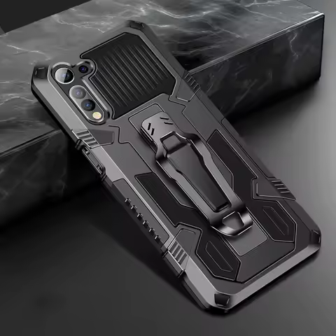 For OPPO Realme 5 7 8 Pro Case Luxury Shockproof Armor Cover For Realme 5i 6 6i 7i Magnetic Car Hold