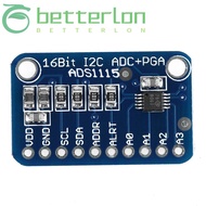 BETTER-LONTIME ADS1115 Development Board, 16Bit ADS1115 Analog To Digital Module, Low Power 4 Input 