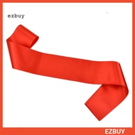 [EY] Party Sash Blank Solid Color Costume Accessory Fabric Bride Shoulder Strap Wedding Award Ceremo