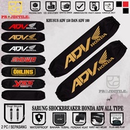 Sarung shock breaker belakang honda ADV / cover shockbreaker sarung sok shok belakang motor sepasang