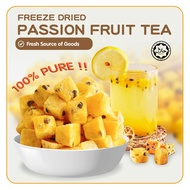 【𝗔𝗦𝗛】🔥 100% Pure Dried Passion Fruit Healthy Tea Cube, Original Fresh Fruit Tea, Less Sweet Passion 