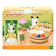 Forest Family Milk Rabbit Black-Eyed Rabbit Manager Juice Bar Fruit Stall Toy Gift Out of Print Bran