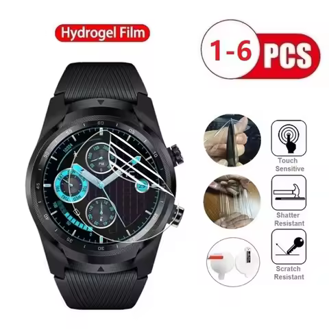 Protective Film On For Ticwatch Pro 5 4G LTE Hydrogel Film Screen Protector Not Glass For Ticwatch P