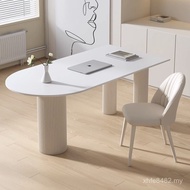 Table Chair Household Computer Desk Modern Simple Style Bedroom Cream Slate Small Apartment Office D