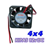 4x4cm Fan Cooling Fan DC 12V Size 4cm x 4cm 4cm