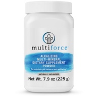 Multiforce Alkaline Powder-Natural Daily pH Balance Supplement. Bioavailable Alkalizing formula to B