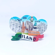 Fridge Magnet Fridge Magnet Souvenir Italy Italy Milano 201