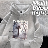 COD Woo Right Men's Hoodie Gray Abstract Face Cyberpunk Street Teen