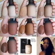 Black Leather European American Makeup Tanned Liquid Foundation Wheat Bronze Africa Black Dark Yello