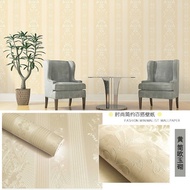 Wall Sticker Wallpaper | Gold Rose Flower Motif | DECORATION SOLUTION