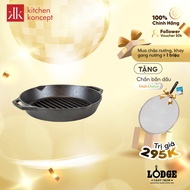 Lodge - Two-handle cast iron grill pan - 30.48cm