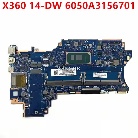 For HP Pavilion X360 14-DW Laptop Motherboard L96510-601 L96511-001 L96511-601 L96513-601 6050A31567