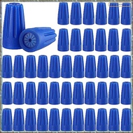 100Pcs Blue Waterproof Wire Electrical Connectors 22AWG-12AWG