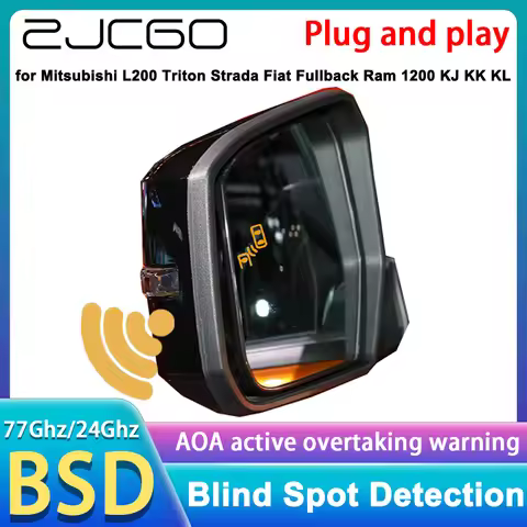 for Mitsubishi L200 Triton Strada Fiat Fullback Ram 1200 KJ KK KL Blind Spot Warning Detection Lane 