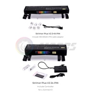 Luann Lian Li Strimer Plus V2 Neon PSU สายพ่วง ARGB ATX 24Pin GPU 8PinX2 8Pin สามส่วนซิลิโคนนิ่มถอดอ