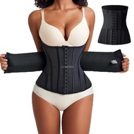 女性減肥腰訓練緊身衣，瘦身腰圍塑形帶，運動緊身束腰帶，身體塑形器，可調節 (XL)